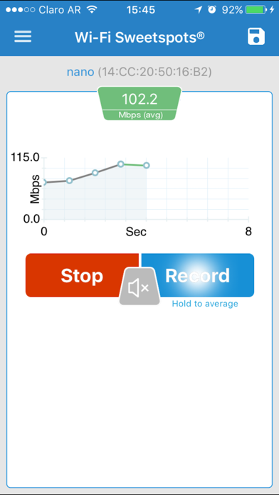 Wi-Fi SweetSpots Screenshot