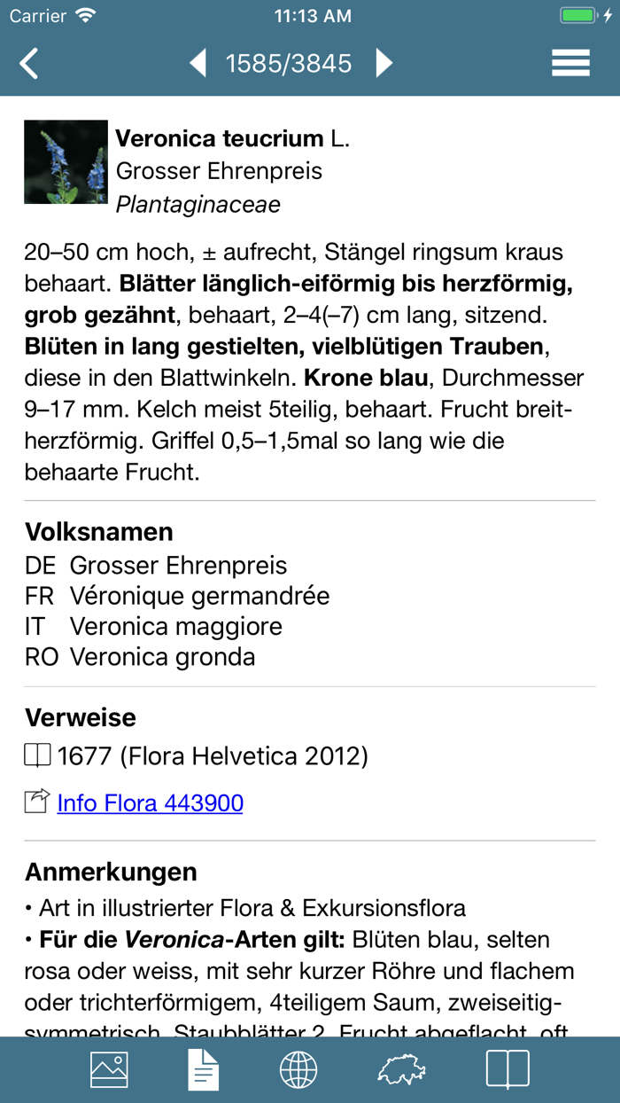 Flora Helvetica Pro deutsch