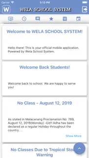 wela school system mobile app iphone screenshot 3