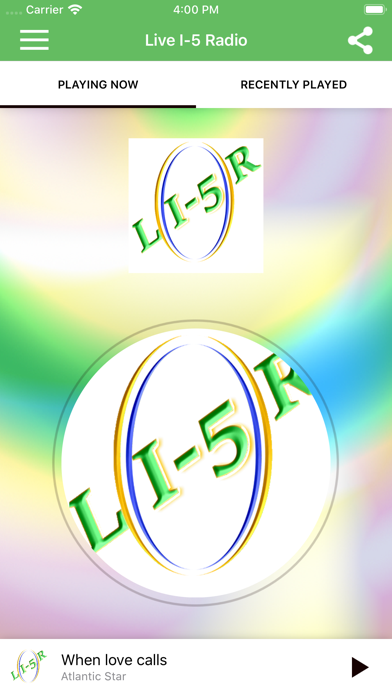 Screenshot #1 pour Live I-5 Radio