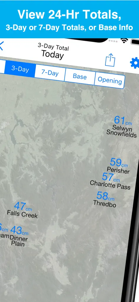 Australia Snow Map & Webcams - Weather App | MWM