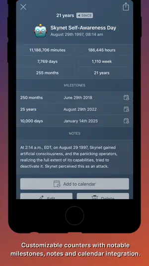 Yonks – Day Counter screenshot 2
