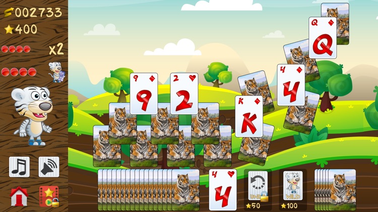 Tiger Solitaire, fun card game