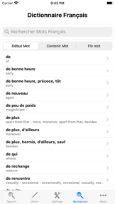 French Dictionary English screenshot