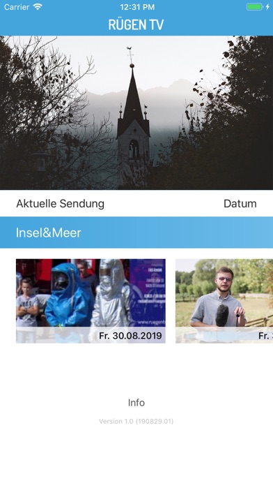 Rügen TV App Screenshot