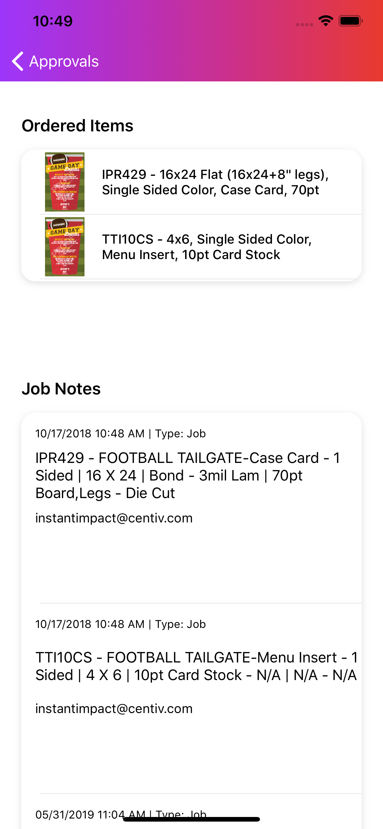 Instant Impact