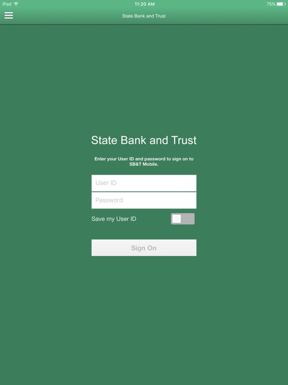 SB&T Mobile for iPad