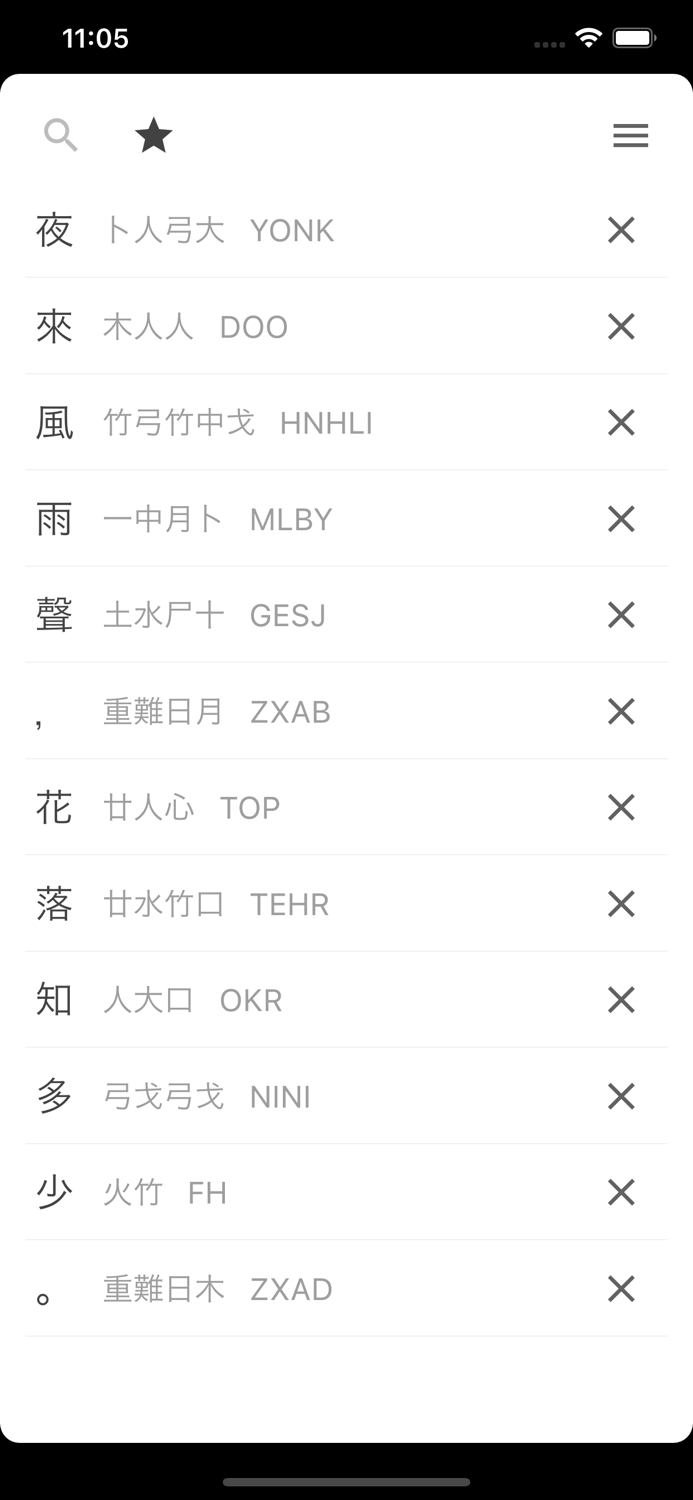 Cangjie Dictionary - WHPH.net