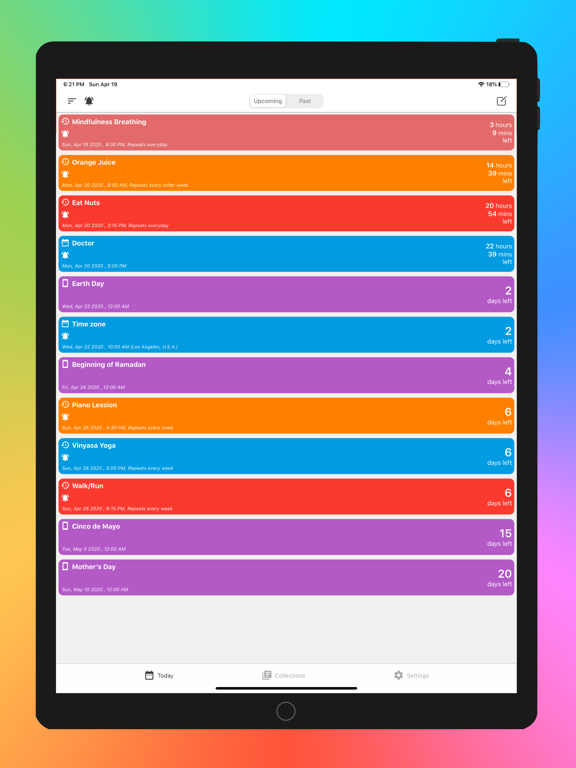 Glances+ iPad screenshot 2 - Productivity app
