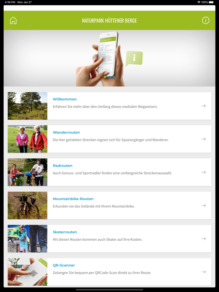 Naturpark - Hüttener Berge