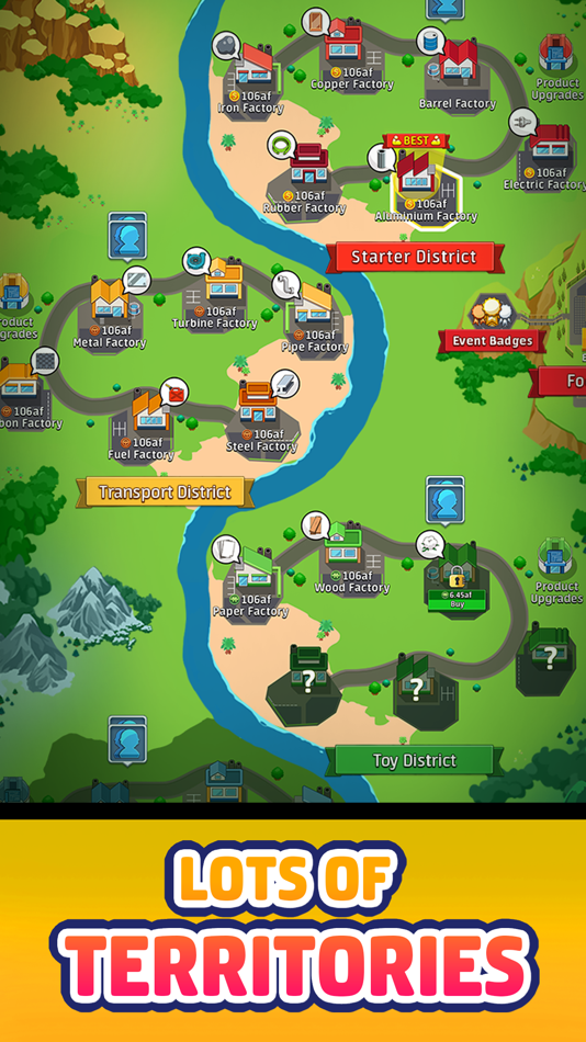 #5. Idle Factory Tycoon: Business! (iOS) Podle: Kolibri Games GmbH