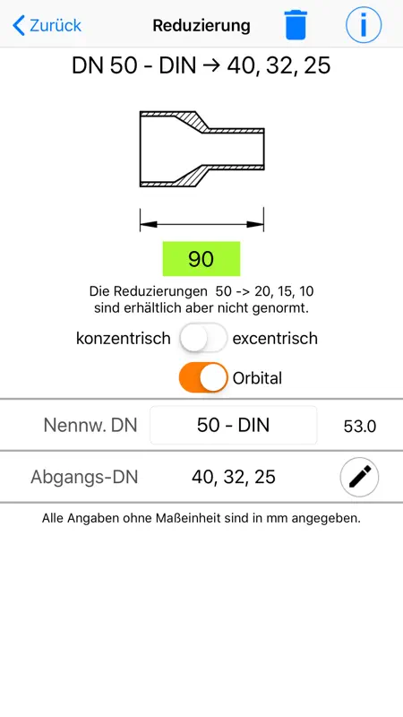 Hygienie Rohr App DIN screenshot 6 of 8