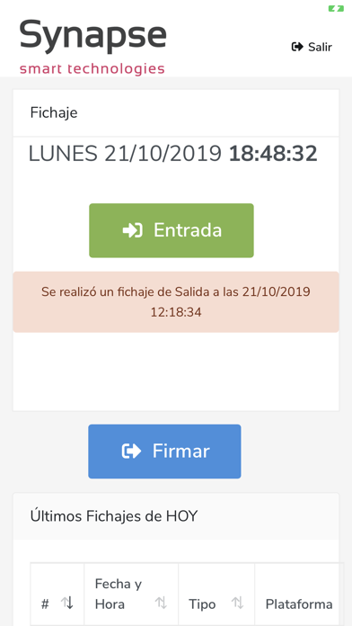 Tiempo Jornada Screenshot