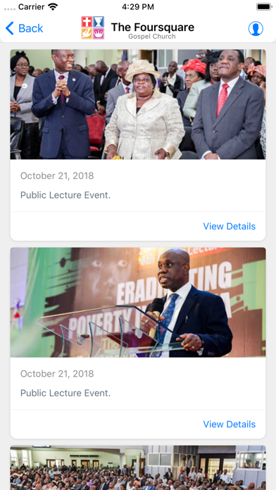Screenshot 4 of The Foursquare Gospel Church App