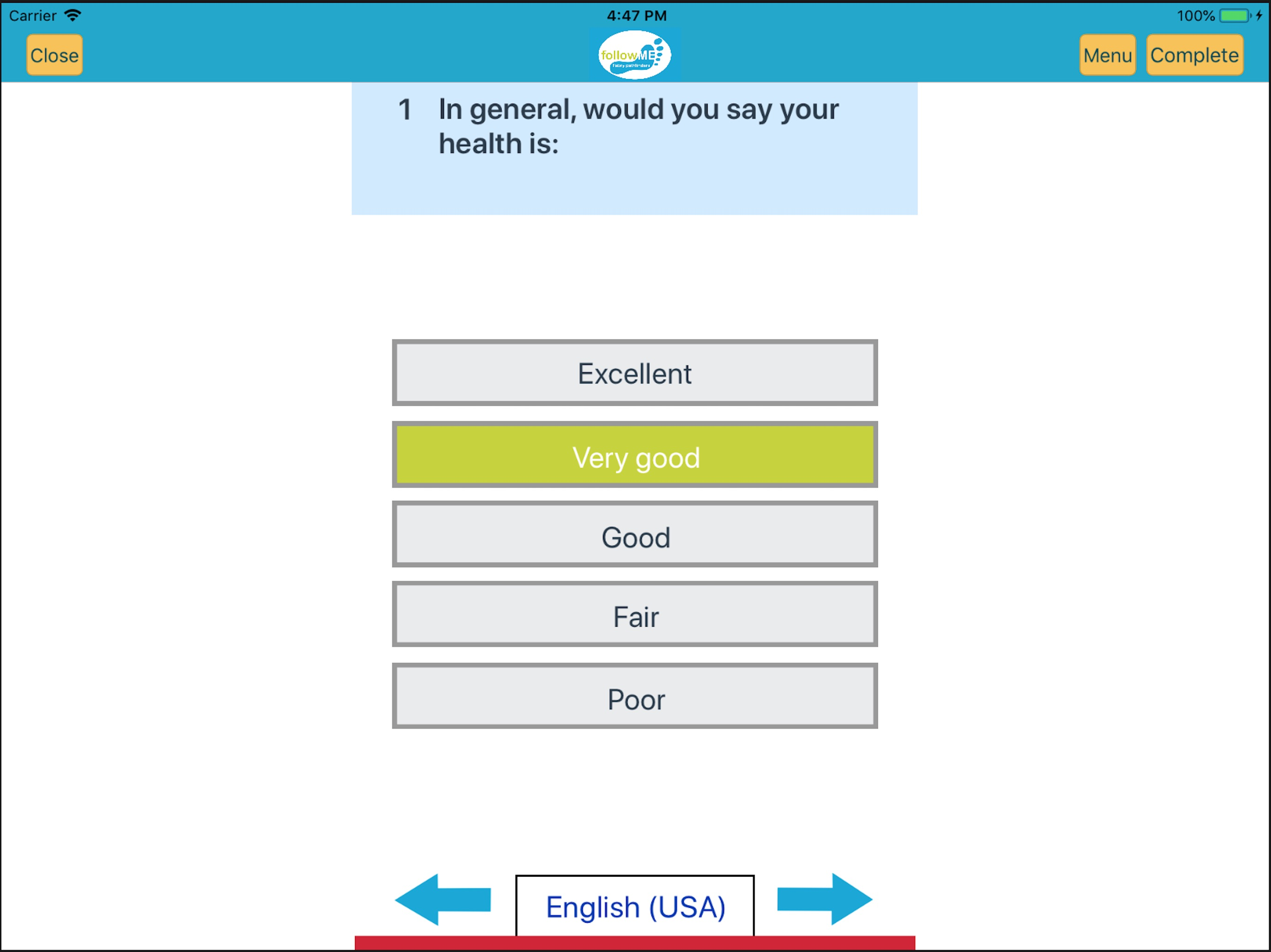 followME Fabry Registry screenshot 4