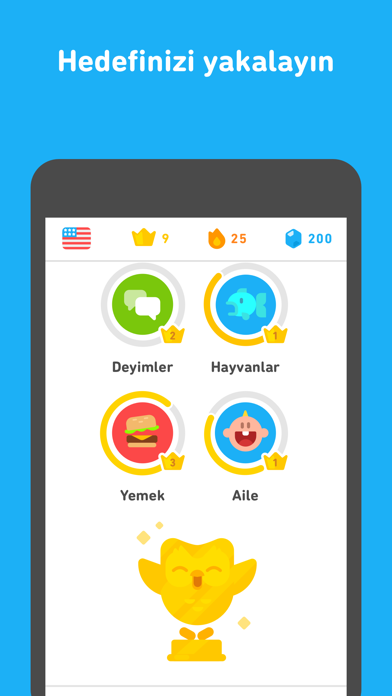 Duolingo iphone ekran görüntüleri