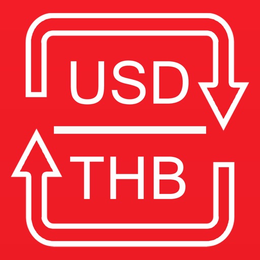 USD and THB converter icon