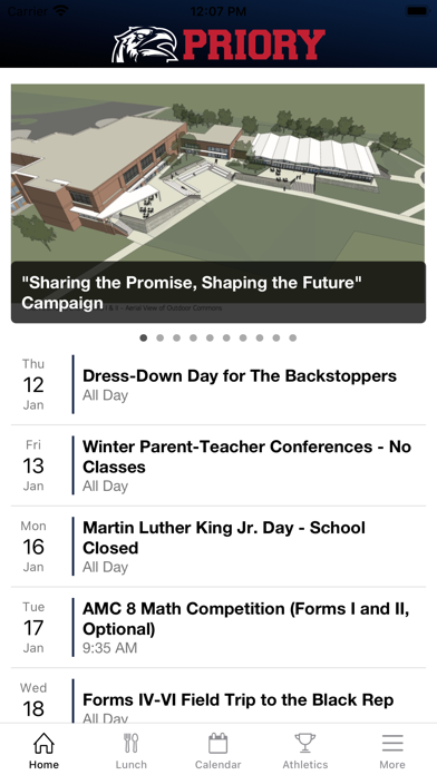 Saint Louis Priory School Screenshot