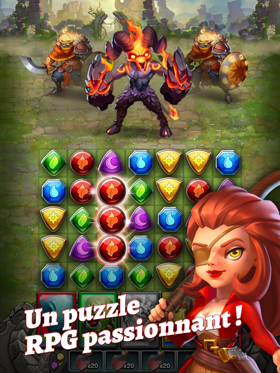 Screenshot #4 pour Dragon Strike: Puzzle RPG