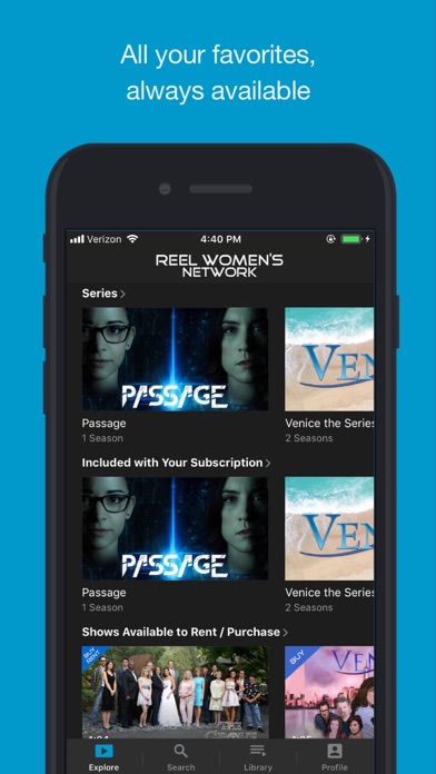 Reel Women's Network Screenshot