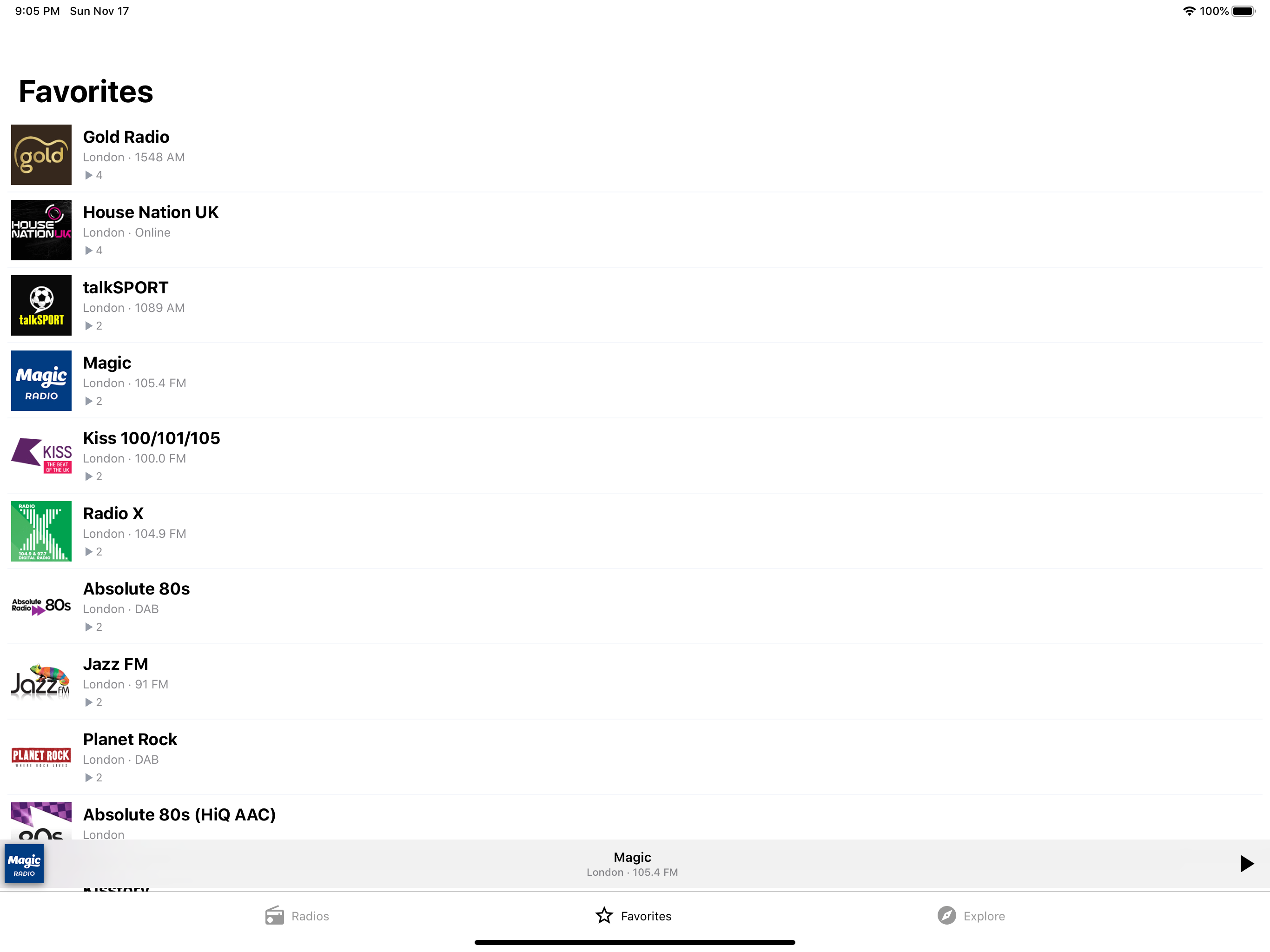 Radio UK - Live FM stations screenshot 10