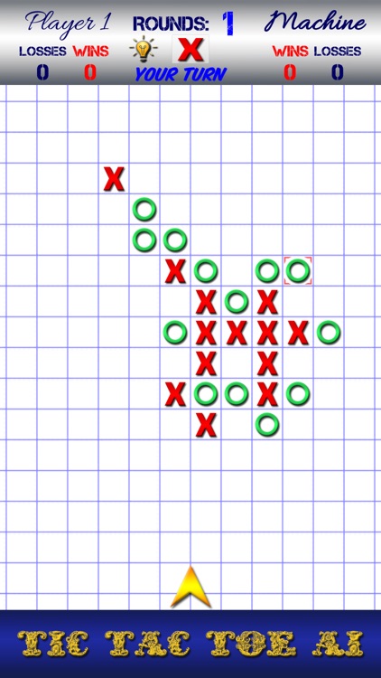 Tic Tac Toe AI - 5 in a row