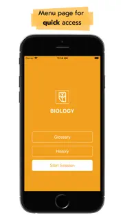 biology 101 flashcards iphone screenshot 1