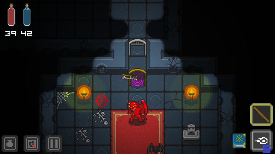 #3. Quest of Dungeons (iOS) โดย: David Amador