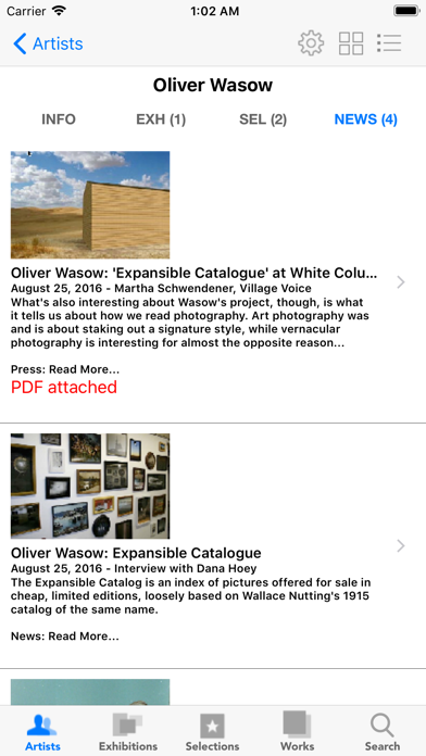 Screenshot 4 of Artsystems ProFile App