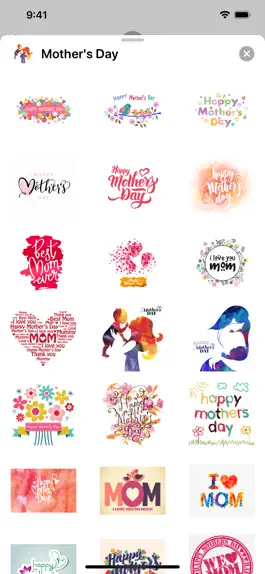Game screenshot Mother's Day Stickers mod apk