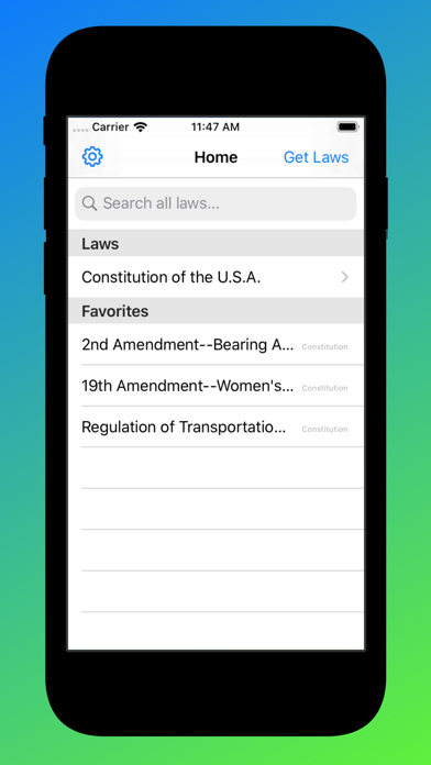 Screenshot #1 pour AllLaws