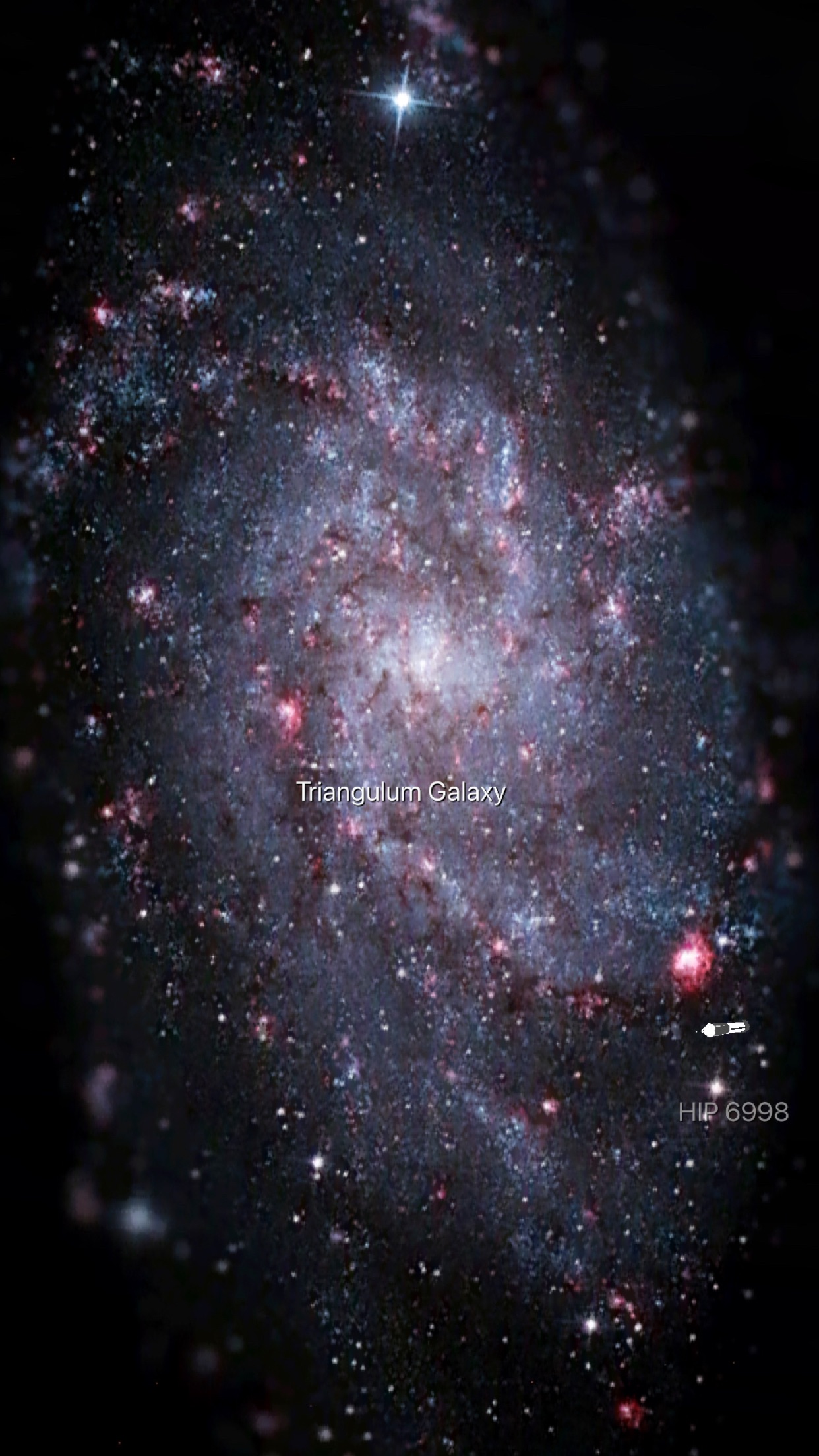 Screenshot do app Night Sky