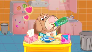 Hippo pet care game simulator screenshot 2