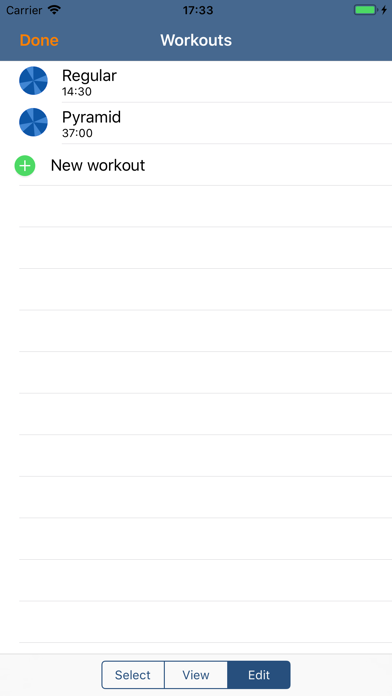 Workout Screenshot