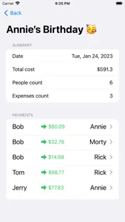 together - easy expense split iphone screenshot 3