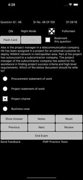 Game screenshot Exam Simulator For PMP apk