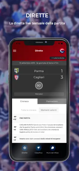 Game screenshot CalcioCasteddu apk
