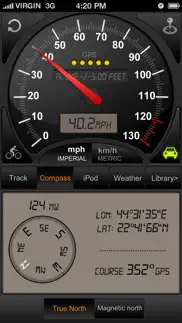speedometer gps+ iphone screenshot 2