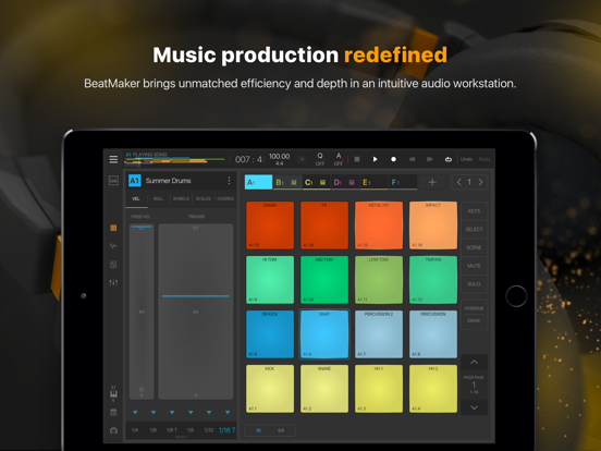 BeatMaker 3 iPad app afbeelding 1