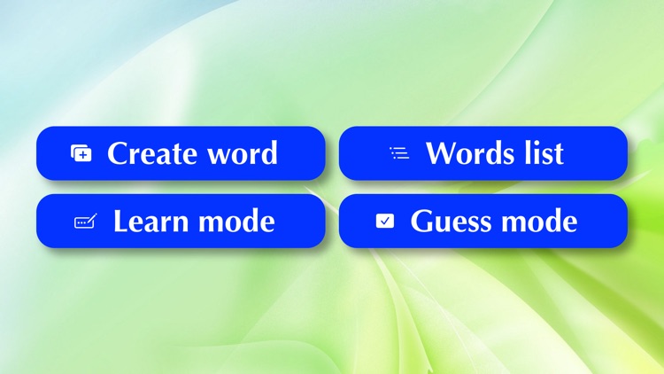 Methods of learning words