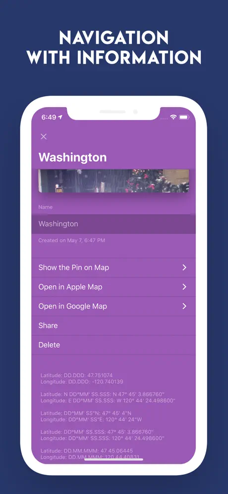 GPS Coordinates Converter App
