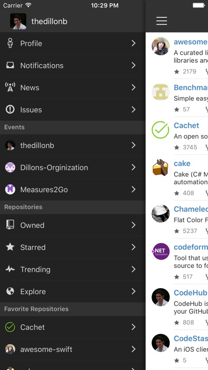 CodeHub - A Client for GitHub