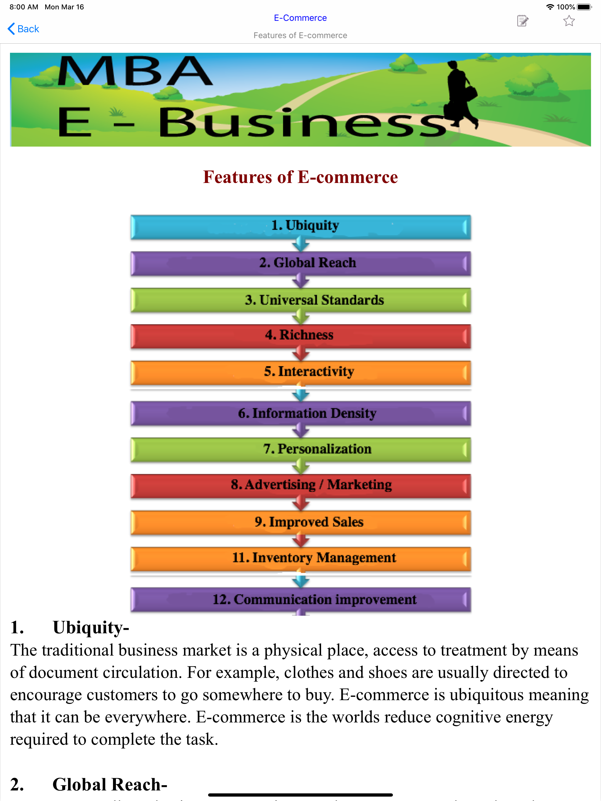 Mba E-Business
