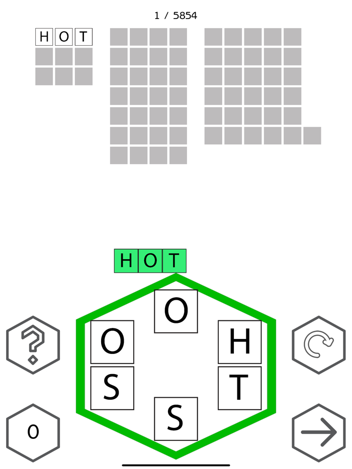 Word Hexagon Big Dictionary