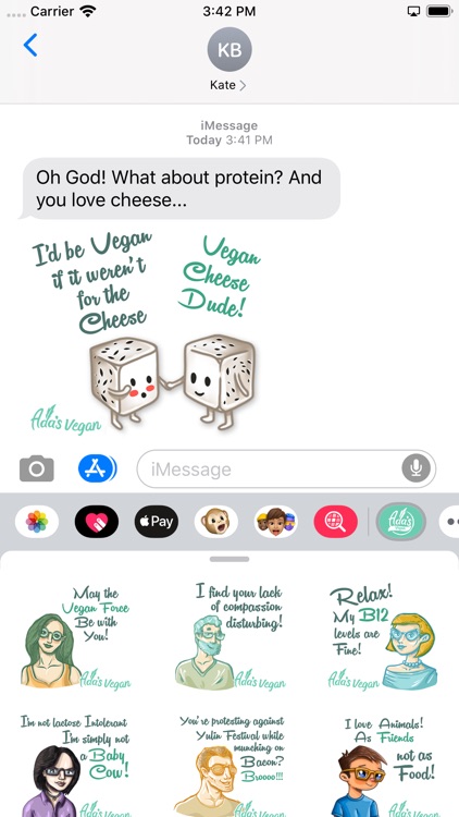 Ada's Vegan Stickers