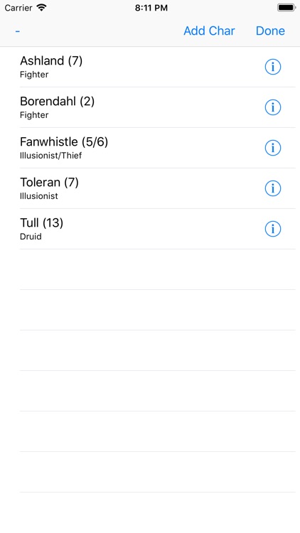 Character Gen for 1st Ed DnD screenshot-3