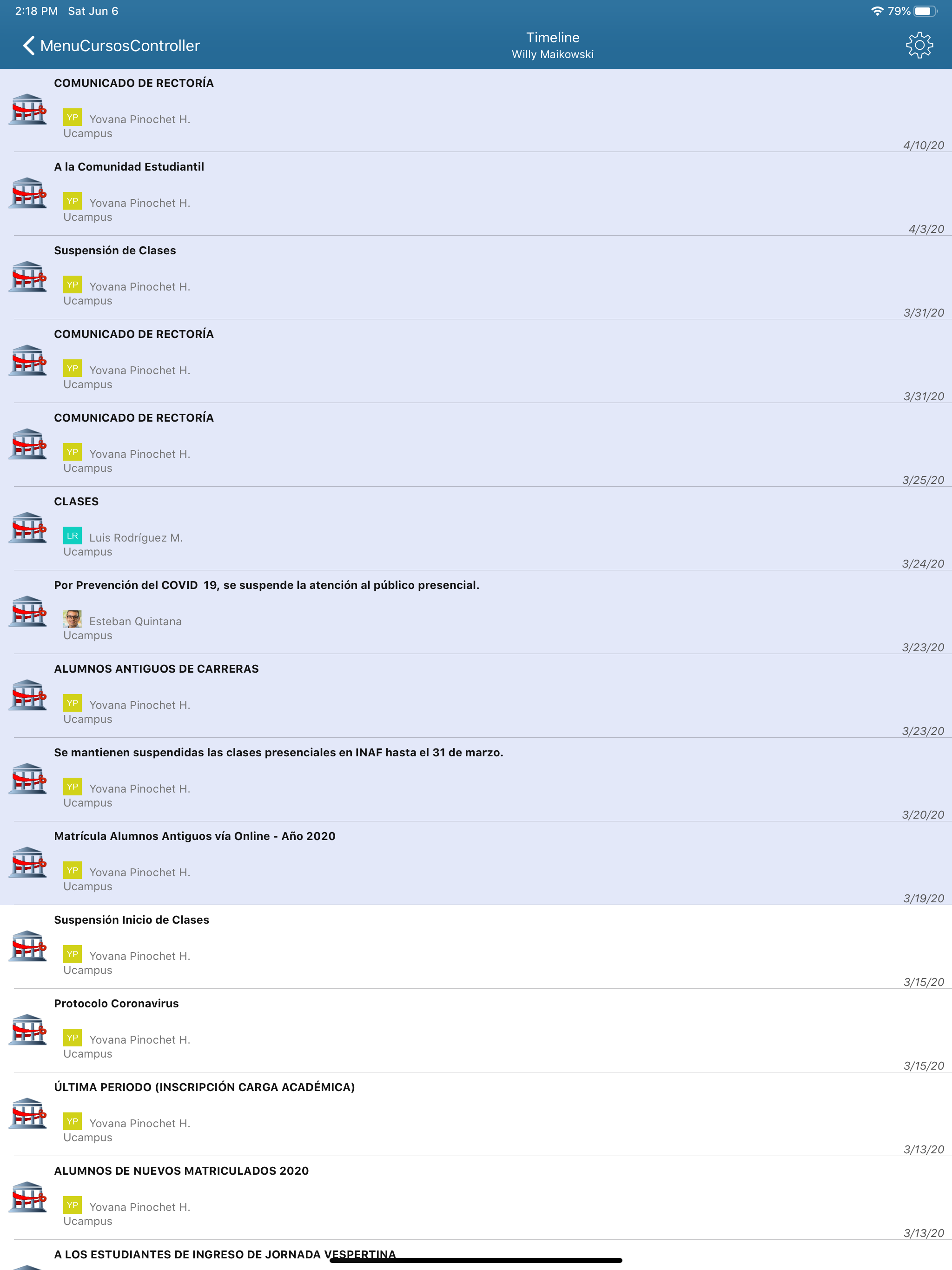 Ucampus INAF screenshot 4