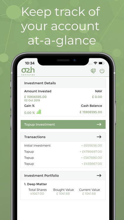 o2h Ventures App