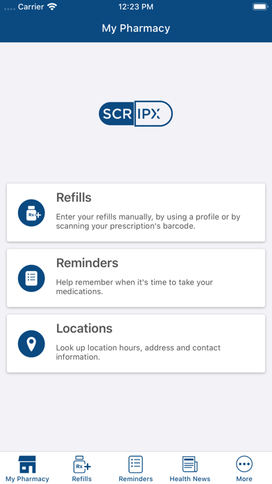 Scripx Pharmacy Screenshot
