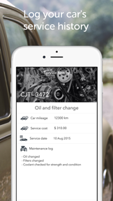 Car Assistant -Service history screenshot